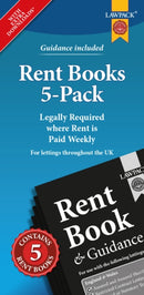 Rent Books 5-Pack : Legally Required where Rent is Paid Weekly-9781910143698