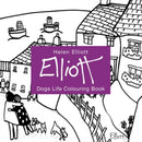 Helen Elliott Dog's Life Colouring Book-9781910862643