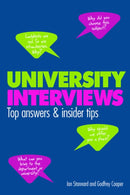 University Interviews : Top Answers & Insider Tips-9781911067559