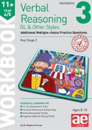11+ Verbal Reasoning Year 4/5 GL & Other Styles Workbook 3 : Additional Multiple-choice Practice Questions-9781911553519