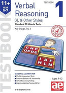 11+ Verbal Reasoning Year 5-7 GL & Other Styles Testbook 1 : Standard 20 Minute Tests-9781911553656