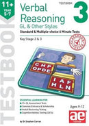 11+ Verbal Reasoning Year 5-7 GL & Other Styles Testbook 3 : Standard & Multiple-choice 6 Minute Tests-9781911553670