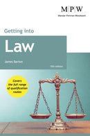 Getting into Law-9781911724025