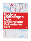 Modern Copenhagen Map / Modernisme Kobenhavn -kort : Guide to Modern architecture in Copenhagen-9781912018048