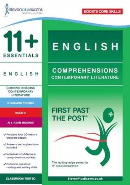 9781912364268 : 11+ Essentials English: Comprehensions Contemporary Literature Book 2 (Standard Format)-9781912364268