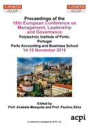 ECMLG19 - Proceedings of the 15th European Conference on Management, Leadership and Governance-9781912764471