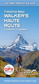 Trekking Map: Walker''s Haute Route: Chamonix to Zermatt
