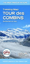 Tour des Combins Trekking Map 1: 40 000