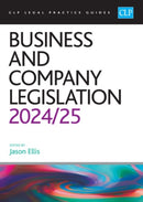 Business and Company Legislation 2024/2025 : Legal Practice Course Guides (LPC)-9781915469809