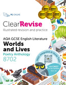 ClearRevise AQA GCSE English Literature 8702; Worlds and Lives Poetry Anthology