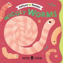 Wiggly Worms : An adorable peek-through rhyming board book about insects and nature-9781916745162