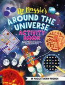 Dr Maggie's Around the Universe Activity Book : Space-themed mazes, maths games and more-9781916763258