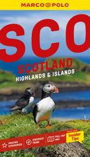 Marco Polo Scotland's Highlands and Islands Pocket Travel Guide : Pull-out Map | Local Knowledge | Covers: Loch Ness, North Coast 500, Isle of Skye and more-9781917131537
