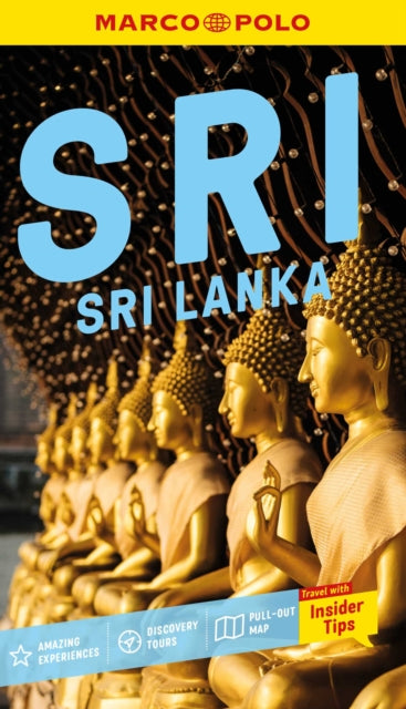 Marco Polo Sri Lanka Pocket Guide with Fold-Out Map | includes Colombo, Kandy & Galle