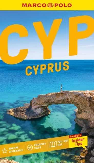 Marco Polo Cyprus Pocket Guide with Fold-Out Map | includes Paphos & Ayia Napa