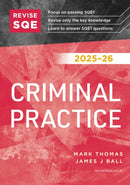 Revise SQE Criminal Practice 2025/26 : SQE1 Revision Guide-9781917183178