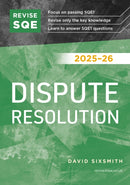 Revise SQE Dispute Resolution 2025/26 : SQE1 Revision Guide-9781917183208