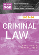 Revise SQE Criminal Law 2025/26 : SQE1 Revision Guide-9781917183352