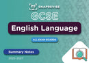 SnapRevise GCSE English Language Summary Notes-9781917424813