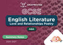 SnapRevise GCSE AQA English Literature: Love and Relationships Poetry Summary Notes