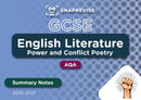 SnapRevise GCSE AQA English Literature: Power and Conflict Poetry
