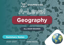 SnapRevise A-Level Geography Summary Notes