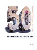 50 faces : illustrated portrait art-9781922415042