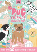 Pug and Friends Coloring Book-9781923286122