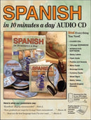 SPANISH in 10 minutes a day BOOK + AUDIO-9781931873864