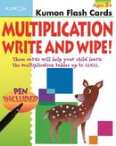 Kumon Multiplication Write and Wipe Flash Cards-9781934968918