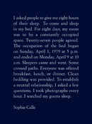 Sophie Calle: The Sleepers-9781938221347