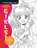 The Manga Artist's Coloring Book: Girls! : Fun Female Characters to Color-9781942021681