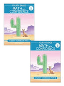 Fourth Grade Math with Confidence Student Workbook Bundle-9781944481551