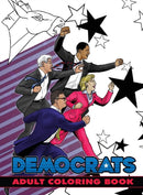 Political Power : Democrats Adult Coloring Book-9781949738919