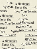 A Thousand Times You Lose Your Treasure-9781950268177