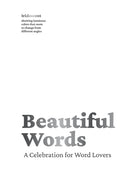 Beautiful Words : A Celebration for Word Lovers-9781951511548