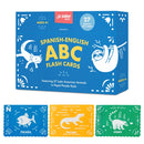 Spanish-English ABC Flash Cards : Featuring 27 Latin American Animals in a Papel Picado Design-9781963183443
