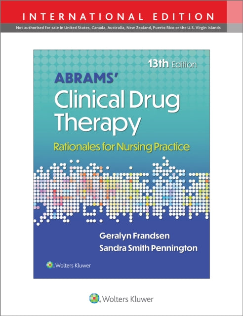 Abrams' Clinical Drug Therapy : Rationales for Nursing Practice-9781975222338