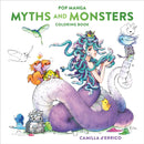 Pop Manga Myths and Monsters Coloring Book-9781984863492