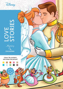 Mystery Colouring - Love Stories : Reveal iconic Disney characters with colour by number-9782017276517