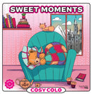 Cosy Colo - Sweet Moment : A creative colouring book to unwind with adorable animals and cosy moments-9782017352853