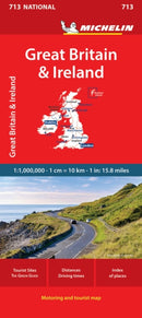 Great Britain & Ireland 2023 - Michelin National Map 713