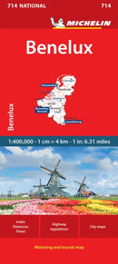 Benelux - Michelin National Map 714