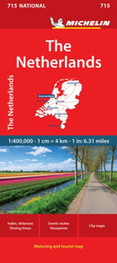 Netherlands - Michelin National Map 715