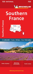 Southern France - Michelin National Map 725