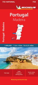 Portugal & Madeira - Michelin National Map 733