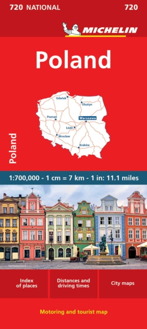 Poland - Michelin National Map 720