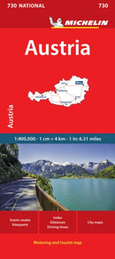 Austria - Michelin National Map 730
