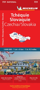 Czech Republic, Slovak Republic - Michelin National Map 731