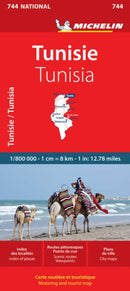Tunisia - Michelin National Map 744